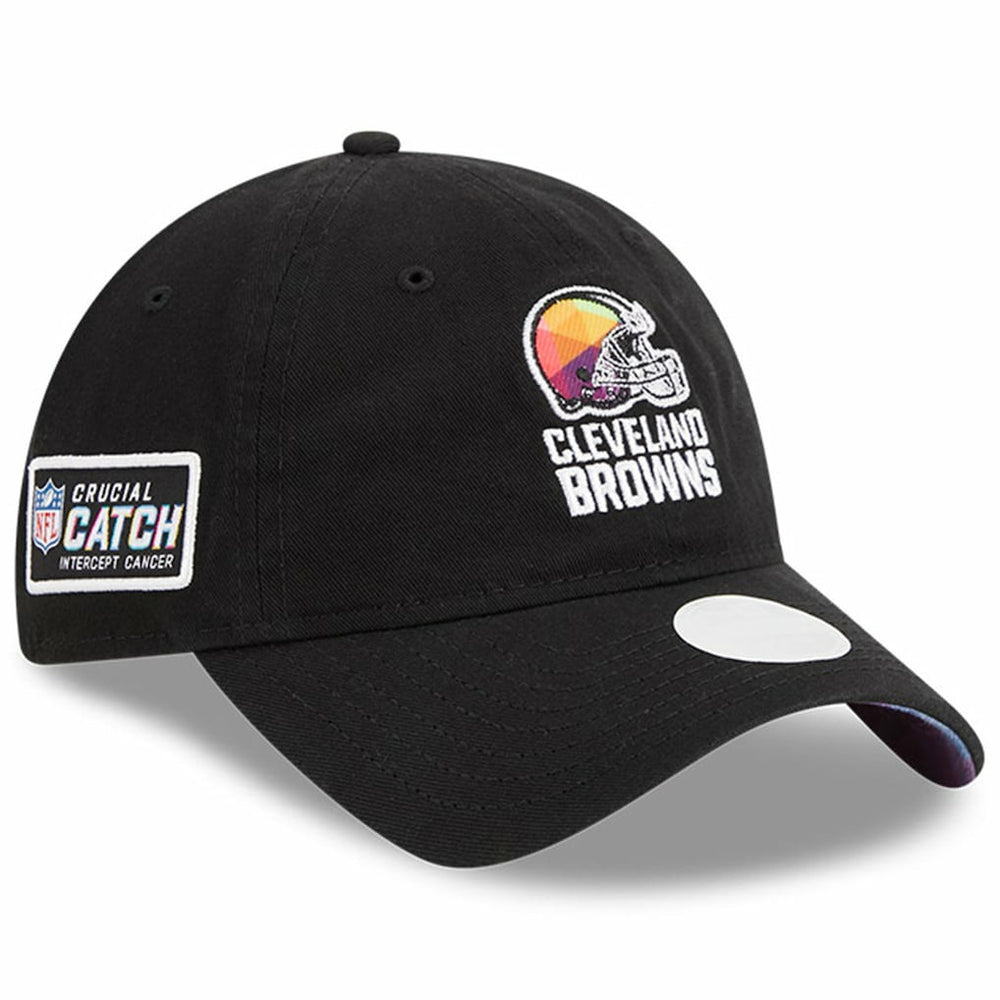 Cleveland Browns New Era Women's 2023 NFL Crucial Catch 9TWENTY Adjustable Hat Black | NFL