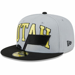 Utah Jazz Tip-Off Two-Tone 59FIFTY Fitted Hat Gray/Black - NBA