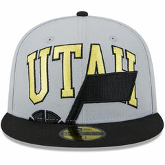 Utah Jazz Tip-Off Two-Tone 59FIFTY Fitted Hat Gray/Black - NBA