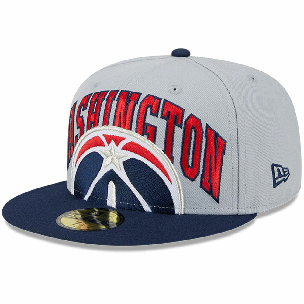 Washington Wizards Tip-Off Two-Tone 59FIFTY Fitted Hat Gray/Navy - NBA