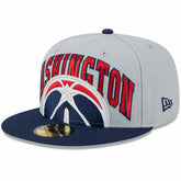 Washington Wizards Tip-Off Two-Tone 59FIFTY Fitted Hat Gray/Navy - NBA