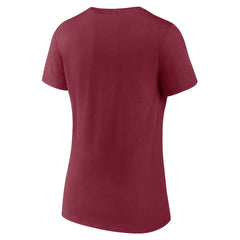 Cleveland Cavaliers Women's Team Pride V-Neck T-Shirt Wine - NBA