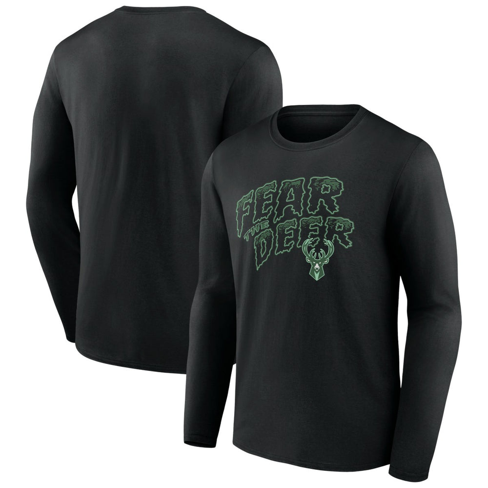 Milwaukee Bucks Team Pride Long Sleeve T-Shirt Black - NBA