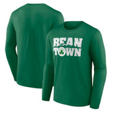 Boston Celtics Announcer Long Sleeve T-Shirt Kelly Green - NBA