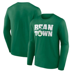 Boston Celtics Announcer Long Sleeve T-Shirt Kelly Green - NBA