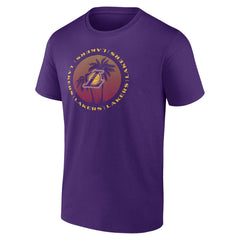 Los Angeles Lakers Announcer T-Shirt Purple - NBA
