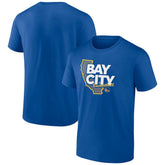 Golden State Warriors Huddle T-Shirt Royal - NBA