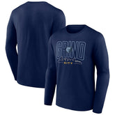 Memphis Grizzlies Huddle Long Sleeve T-Shirt Navy - NBA