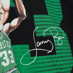 Larry Bird Boston Celtics Hardwood Classics Caricature T-Shirt Black - NBA