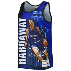 Penny Hardaway Orlando Magic 1994-95 Hardwood Classics Player Burst Tank Top Blue - NBA