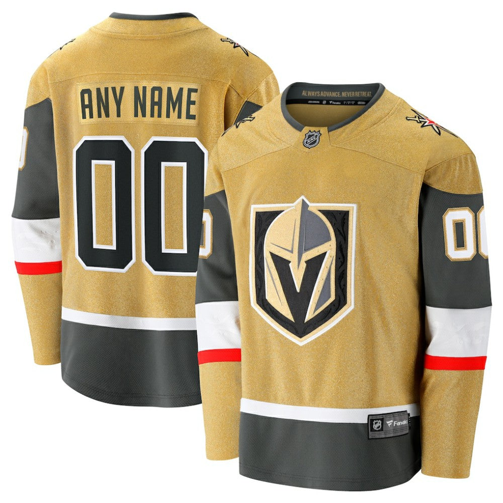 Vegas Golden Knights Fanatics Home Breakaway Custom Jersey - - NHL