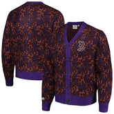 Boston Red Sox PLEASURES Cheetah Cardigan Button-Up Sweater - MLB