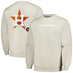 Houston Astros PLEASURES Ballpark Pullover Sweatshirt - MLB