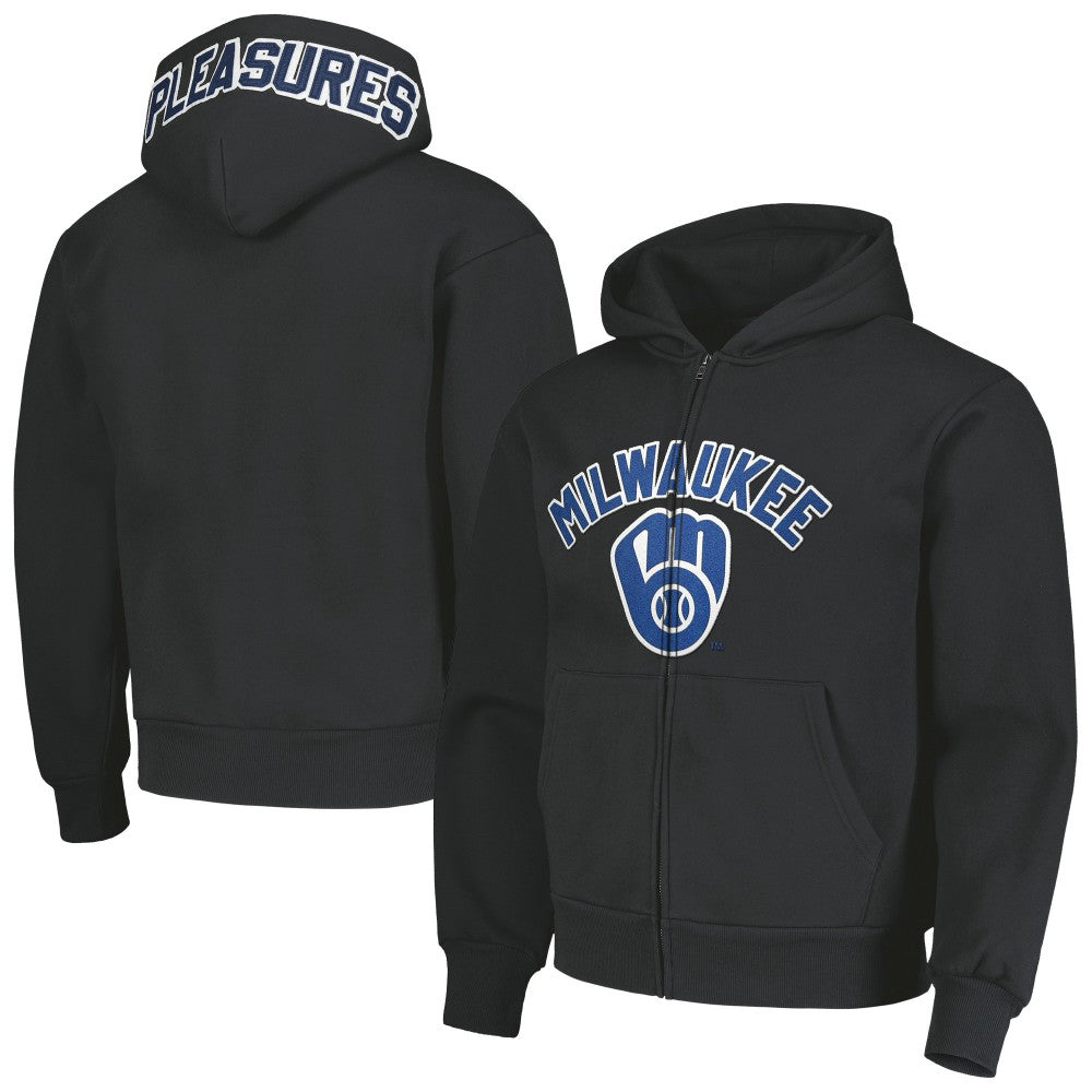 Milwaukee Brewers PLEASURES Opening Day Full-Zip Hoodie - MLB