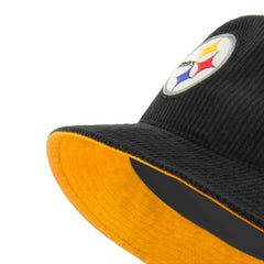Pittsburgh Steelers '47 Thick Cord Bucket Hat Black | 47 brand