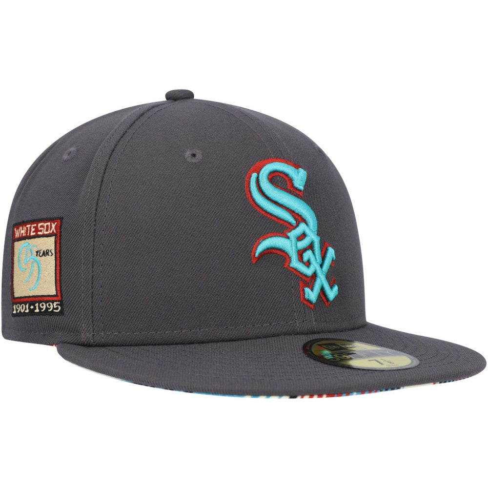 Chicago White Sox New Era Print Undervisor 59FIFTY Fitted Hat - MLB