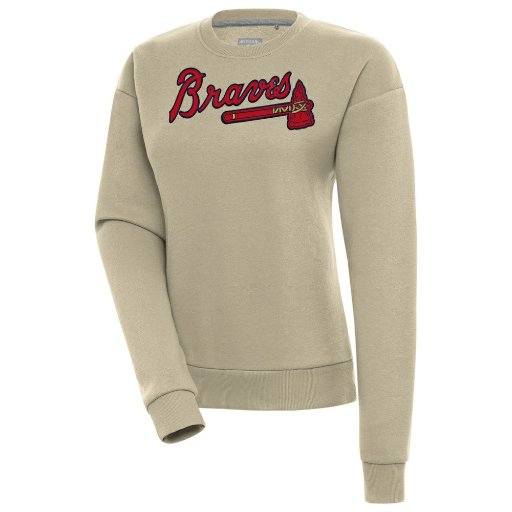 Atlanta Braves Antigua Women's Victory Pullover Sweatshirt - MLB