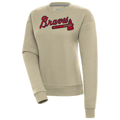 Atlanta Braves Antigua Women's Victory Pullover Sweatshirt - MLB
