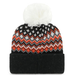 Cincinnati Bengals '47 Women's Elsa Cuffed Knit Hat with Pom Black | 47 brand