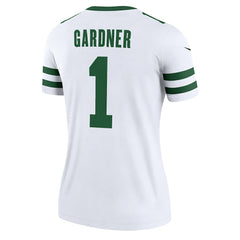 Ahmad Sauce Gardner New York Jets Women's Legend Player Performance Top Legacy White | Nike for Sale