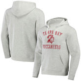 Tampa Bay Buccaneers NFL x Darius Rucker Collection Coaches Pullover Hoodie Heather Gray | Fanatics