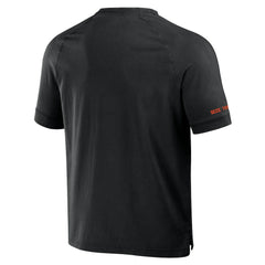 Cincinnati Bengals NFL x Darius Rucker Collection Washed Raglan Henley T-Shirt Black | Fanatics