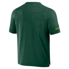 Green Bay Packers NFL x Darius Rucker Collection Washed Raglan Henley T-Shirt Green | Fanatics