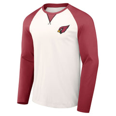 Arizona Cardinals NFL x Darius Rucker Collection Long Sleeve Raglan T-Shirt Cream/Cardinal | Fanatics