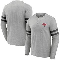 Tampa Bay Buccaneers NFL x Darius Rucker Collection Henley Long Sleeve T-Shirt Heather Gray | Fanatics