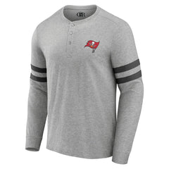 Tampa Bay Buccaneers NFL x Darius Rucker Collection Henley Long Sleeve T-Shirt Heather Gray | Fanatics