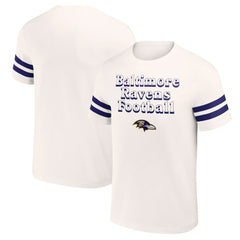 Baltimore Ravens NFL x Darius Rucker Collection Vintage T-Shirt Cream | Fanatics