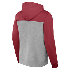 Arizona Cardinals NFL x Darius Rucker Collection Color Blocked Pullover Hoodie Heather Gray | Fanatics