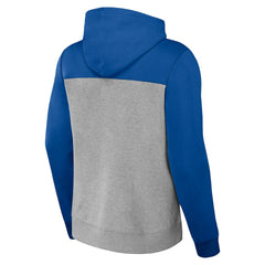 Buffalo Bills NFL x Darius Rucker Collection Color Blocked Pullover Hoodie Heather Gray | Fanatics