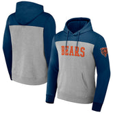 Chicago Bears NFL x Darius Rucker Collection Color Blocked Pullover Hoodie Heather Gray | Fanatics
