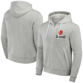 Cleveland Browns NFL x Darius Rucker Collection Domestic Full-Zip Hoodie Heather Gray | Fanatics