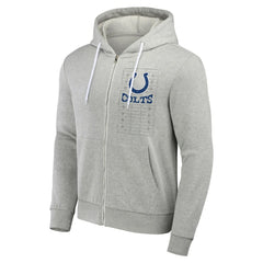 Indianapolis Colts NFL x Darius Rucker Collection Domestic Full-Zip Hoodie Heather Gray | Fanatics