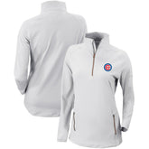 Chicago Cubs Columbia Women's Omni-Wick Outward Nine Quarter-Zip Pullover Top - MLB
