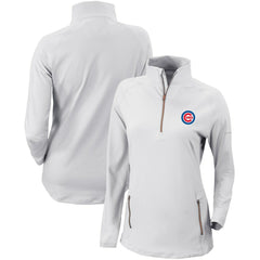 Chicago Cubs Columbia Women's Omni-Wick Outward Nine Quarter-Zip Pullover Top - MLB