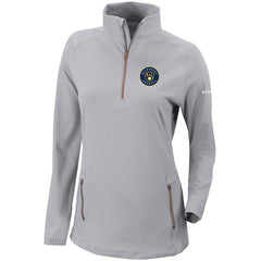 Milwaukee Brewers Columbia Women's Omni-Wick Outward Nine Quarter-Zip Pullover Top - MLB