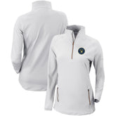 Milwaukee Brewers Columbia Women's Omni-Wick Outward Nine Quarter-Zip Pullover Top - MLB