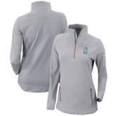Seattle Mariners Columbia Women's Omni-Wick Outward Nine Quarter-Zip Pullover Top - MLB