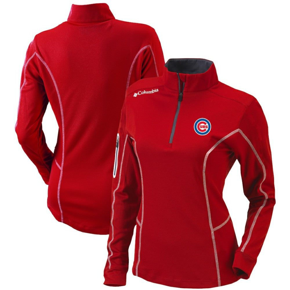 Chicago Cubs Columbia Women's Omni-Wick Shotgun Quarter-Zip Pullover Top - MLB