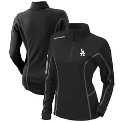 Los Angeles Dodgers Columbia Women's Omni-Wick Shotgun Quarter-Zip Pullover Top - MLB