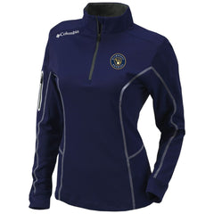 Milwaukee Brewers Columbia Women's Omni-Wick Shotgun Quarter-Zip Pullover Top - MLB