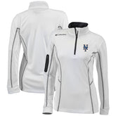 New York Mets Columbia Women's Omni-Wick Shotgun Quarter-Zip Pullover Top - MLB