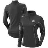 New York Yankees Columbia Women's Omni-Wick Shotgun Quarter-Zip Pullover Top - MLB