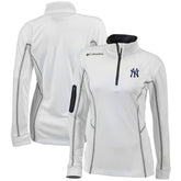 New York Yankees Columbia Women's Omni-Wick Shotgun Quarter-Zip Pullover Top - MLB