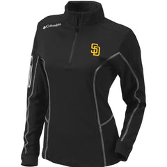 San Diego Padres Columbia Women's Omni-Wick Shotgun Quarter-Zip Pullover Top - MLB