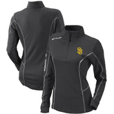 San Diego Padres Columbia Women's Omni-Wick Shotgun Quarter-Zip Pullover Top - MLB