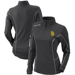 San Diego Padres Columbia Women's Omni-Wick Shotgun Quarter-Zip Pullover Top - MLB